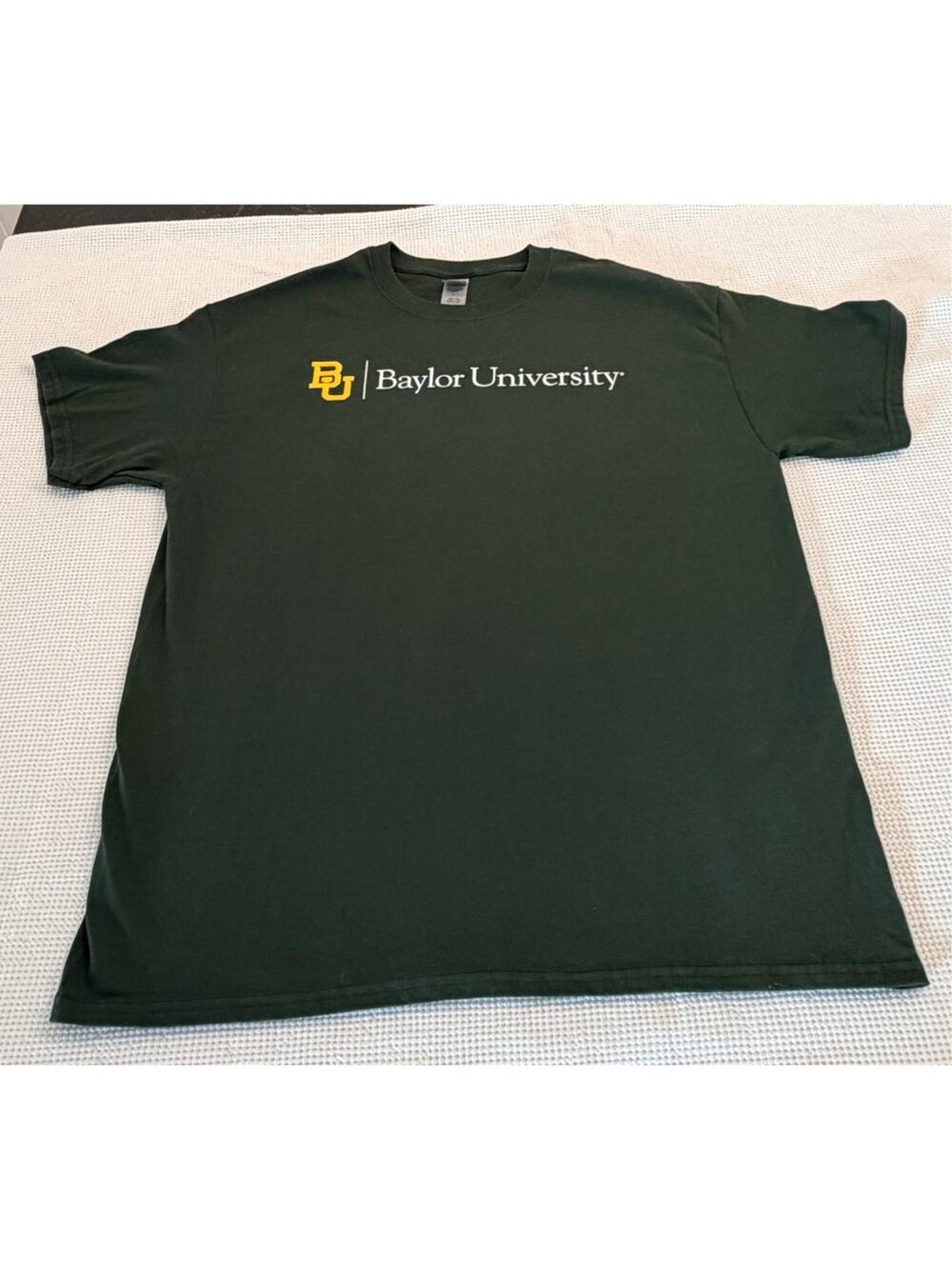 Baylor University T-Shirt Green College Graphic NCAA Bears Apparel Unisex LG